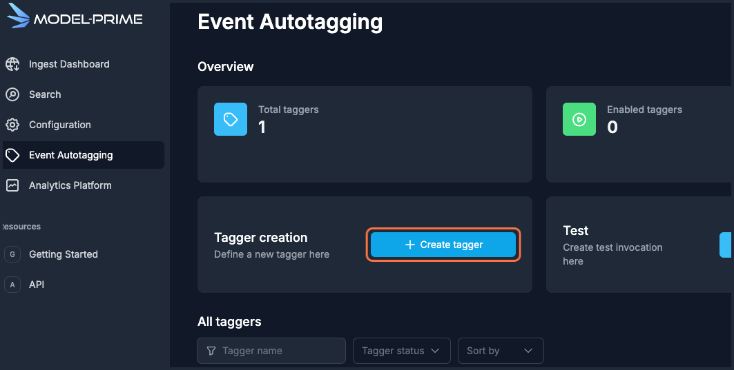 Create Tagger