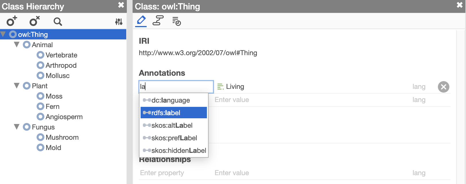 Root Class Annotation